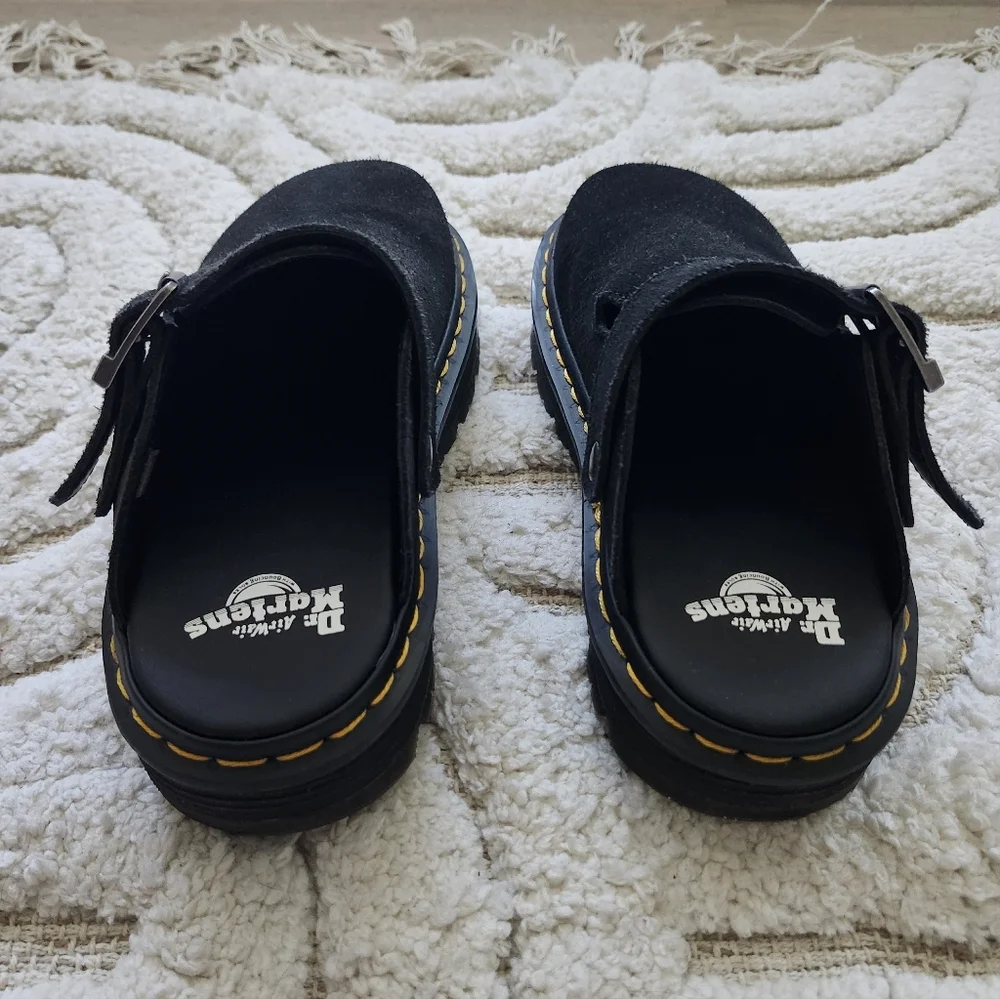 Black Doc Martens Zebzag Mules 8.5 - Picture 4 of 7
